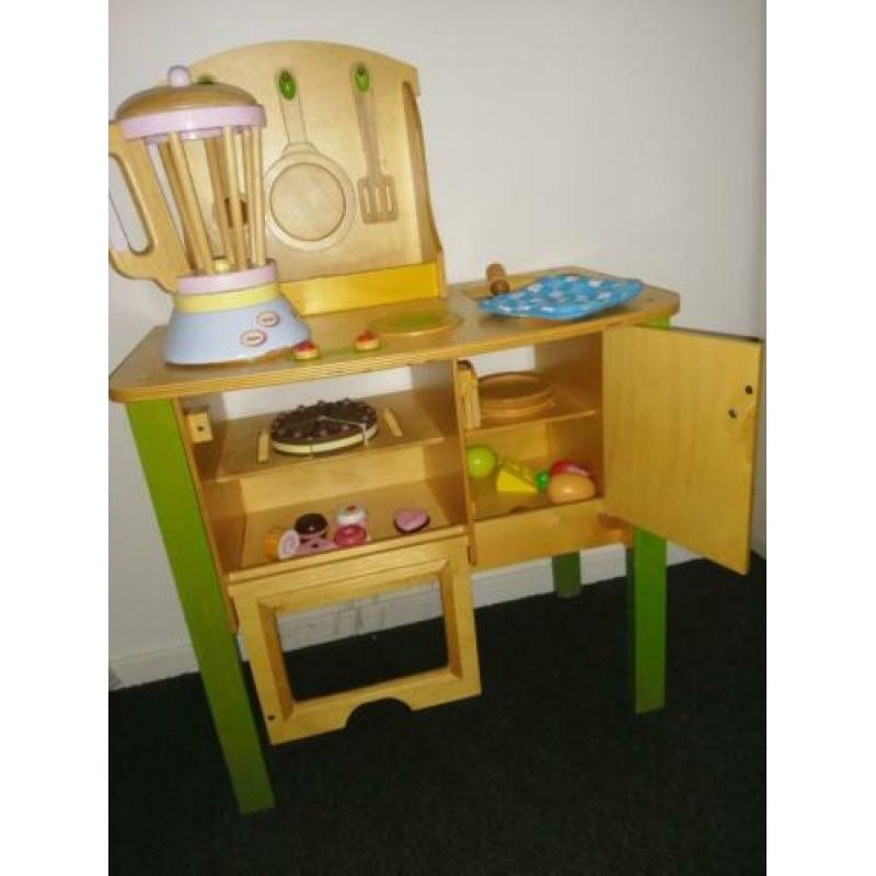 Houten kinder keukentje