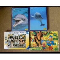 Diverse Puzzels en gezelschap spellen jeugd kind