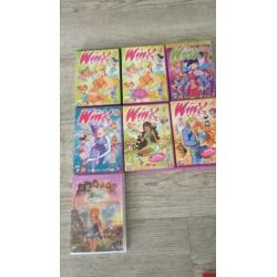7 Winx Club dvd’s in perfecte staat