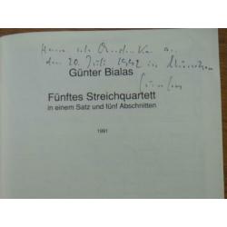 Fünftes streichquartett --günter bialas