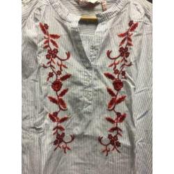 Striped dames blouse, maat: s /m