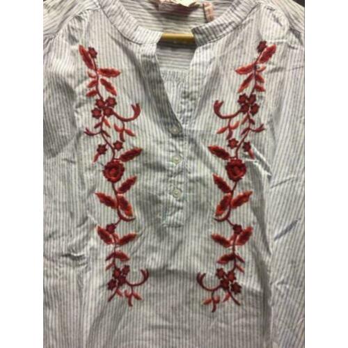 Striped dames blouse, maat: s /m