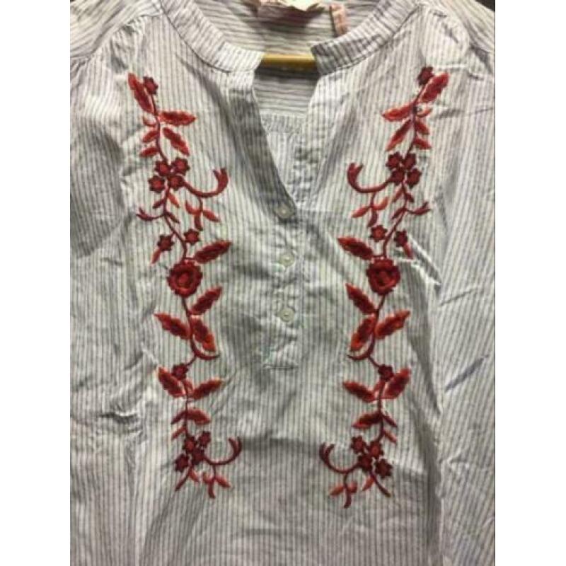 Striped dames blouse, maat: s /m
