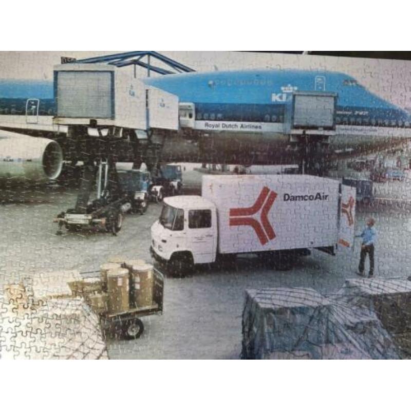 KLM Boeing puzzel Damco air Mercedes Benz 508 Pol