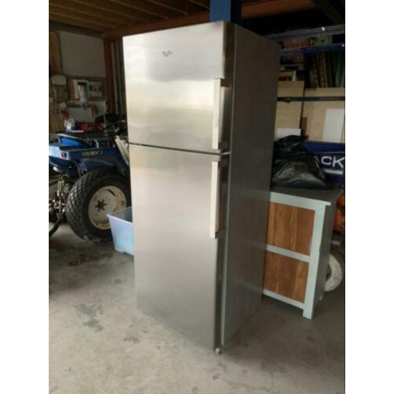 Mooie grote combi koelkast Whirlpool