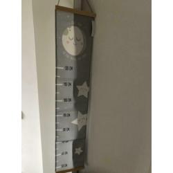 Groeimeter, stof - grijs