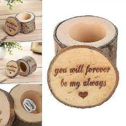 Sets met 2 houten ringendoosjes Mr en Mrs of His en Hers