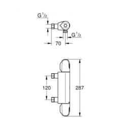 Grohe thermostaatkranen douche wastafel keuken fontein kraan