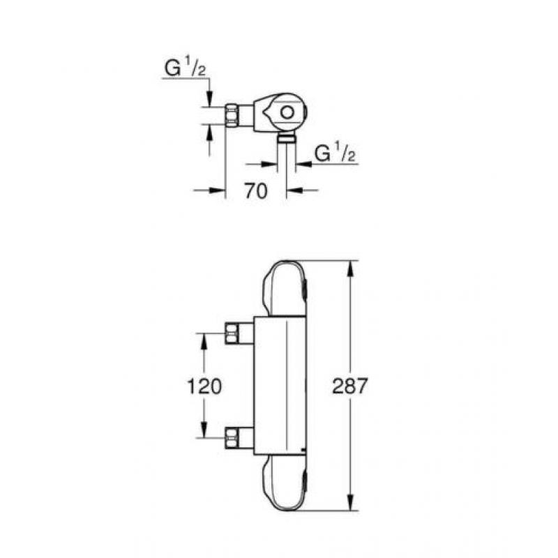 Grohe thermostaatkranen douche wastafel keuken fontein kraan