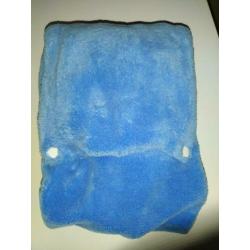 Verschoningsmat snooze baby blauw