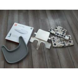Stokke / tray / babyset /kussenset alles orgineel Stokke
