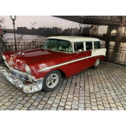 Chevrolet Bell Air Custom Station Wagon met stroker motor