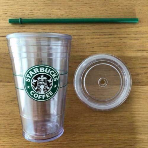 Starbucks Cold Cup tumbler herbruikbare transparante beker