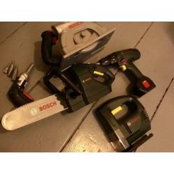 Bosch speelgoed werkbank met 5 (!) boren!