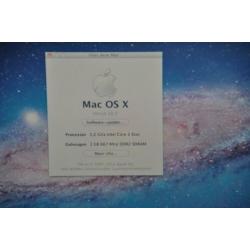 Vintage Apple MacBook 13 Inch Zwart Mac OS X Lion 2006