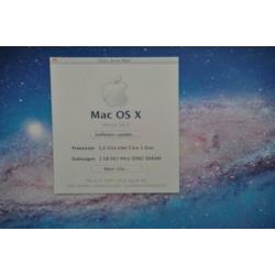 Vintage Apple MacBook 13 Inch Zwart Mac OS X Lion 2006