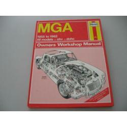 MG 010 MGA 1955 to 1962 Haynes Owners Workshop Manual.