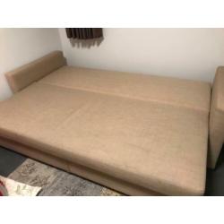 IKEA FRIHETEN 3-zits slaapbank, Hyllie beige