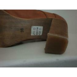 Sascha schoenen boots bruin leer mt 38