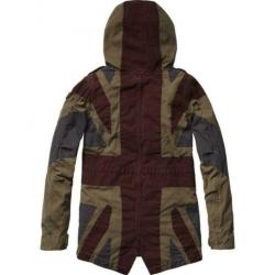 Scotch r'belle winterjas jas parka bont legergroen groen 140