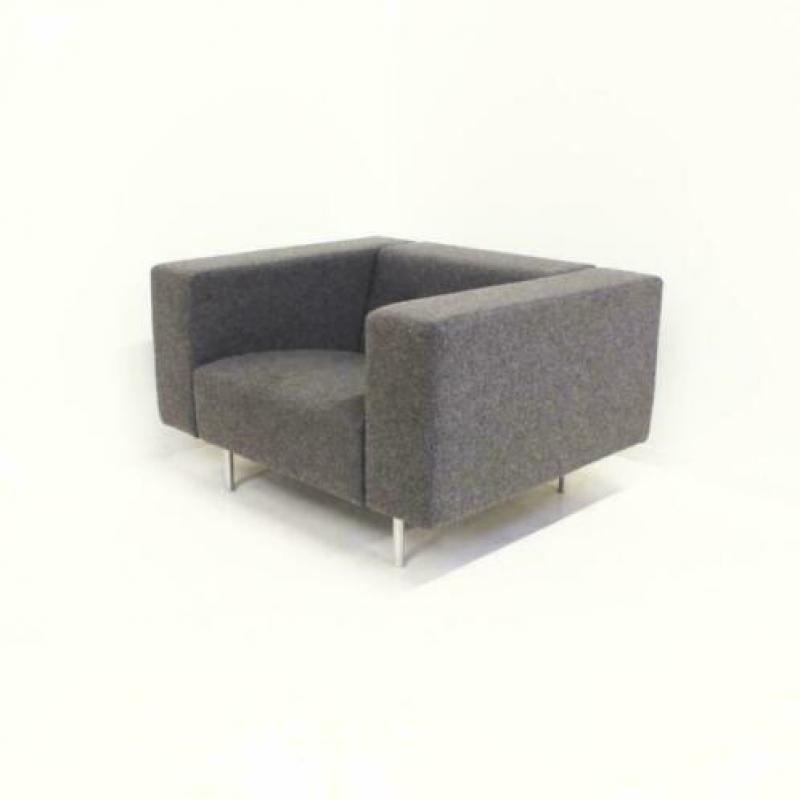 Moooi Bottoni Design Fauteuils, Marcel Wanders, Grijze Stof