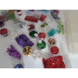 Pailletten,glitters&verdeeldoos