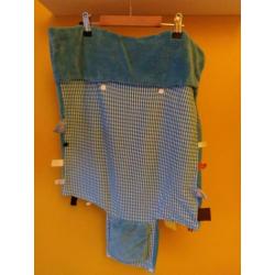 Verschoningsmat snooze baby blauw
