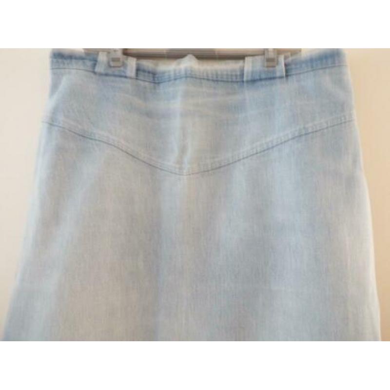 Jeans rok blue used mt.54 (XXL)