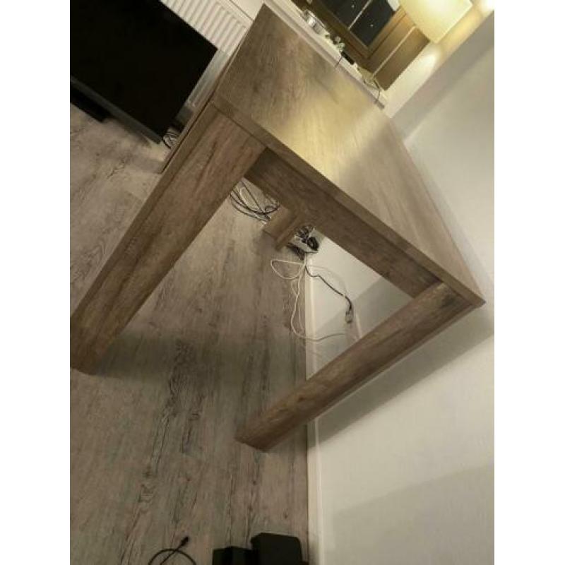 Houten bartafel