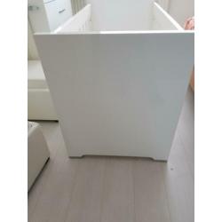 Ledikant met matras, dekbed, dekbedhoes, matrashoes