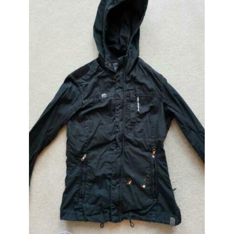 Gstar vest zwart maat s g-star jasje unisex merkkleding merk