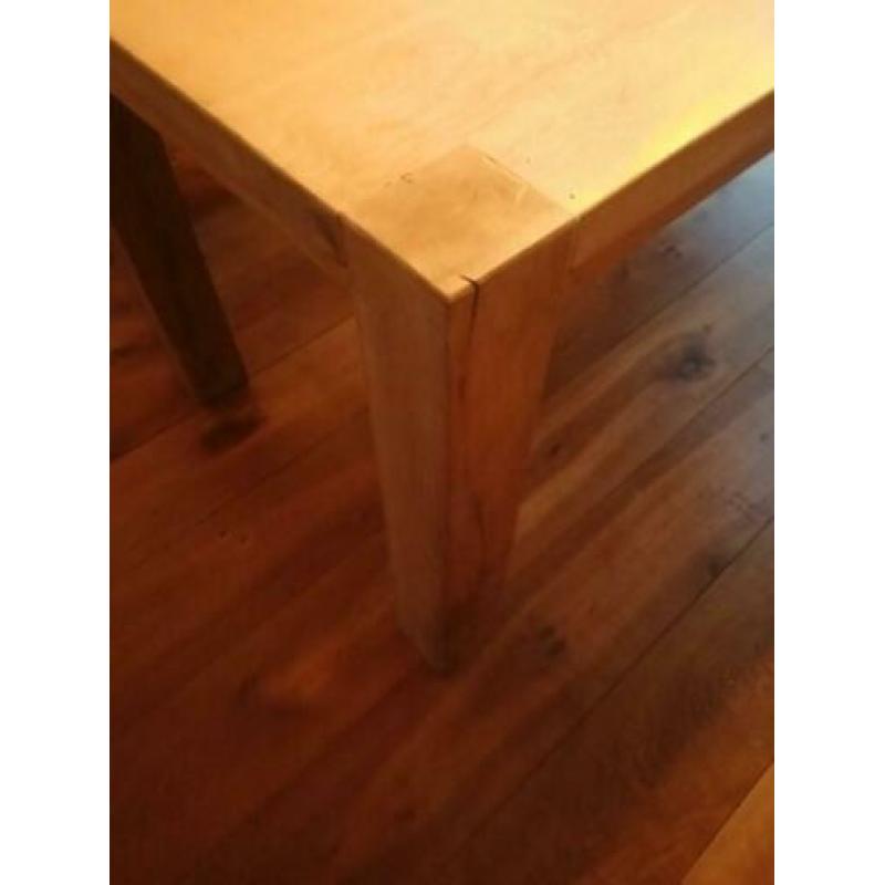 Massief eiken eet tafel
