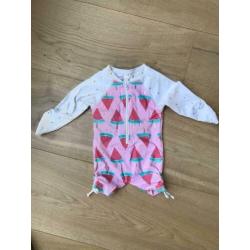 Snapperrock badpakje spf50 roze maat 86-92