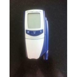 Glucose meter met geïntegreerde pen