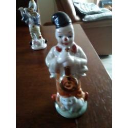 Set van 5 clown s die muziek maken