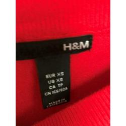 rood H&M jurkje