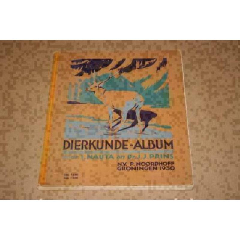 Dierkunde Album - Met kleurenplaten - 1930 !!