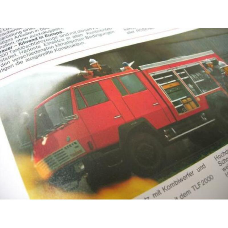 Folders Brandweer Steyr Rosenbauer 1976