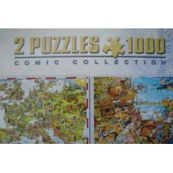 KING COLLECTION PUZZLES 2x 1.000stukjes voor 3.50euro