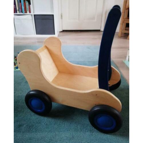 Houten loopkar / poppenwagen Van Dijk Toys