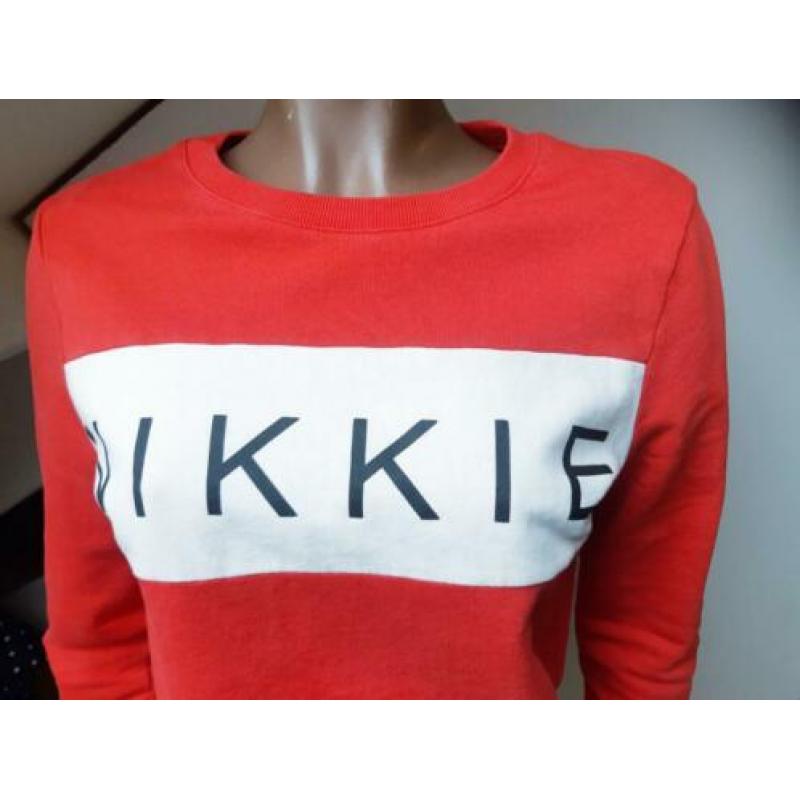 Nikkie sweater maat 36 rood wit