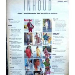 2 x BURDA jaren 90. januari en februari 1994 (carnaval)
