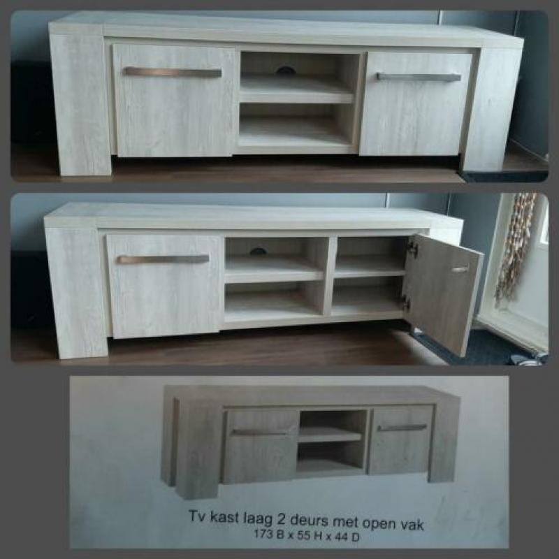 3 delig! servieskast,tv meubel,salontafel.