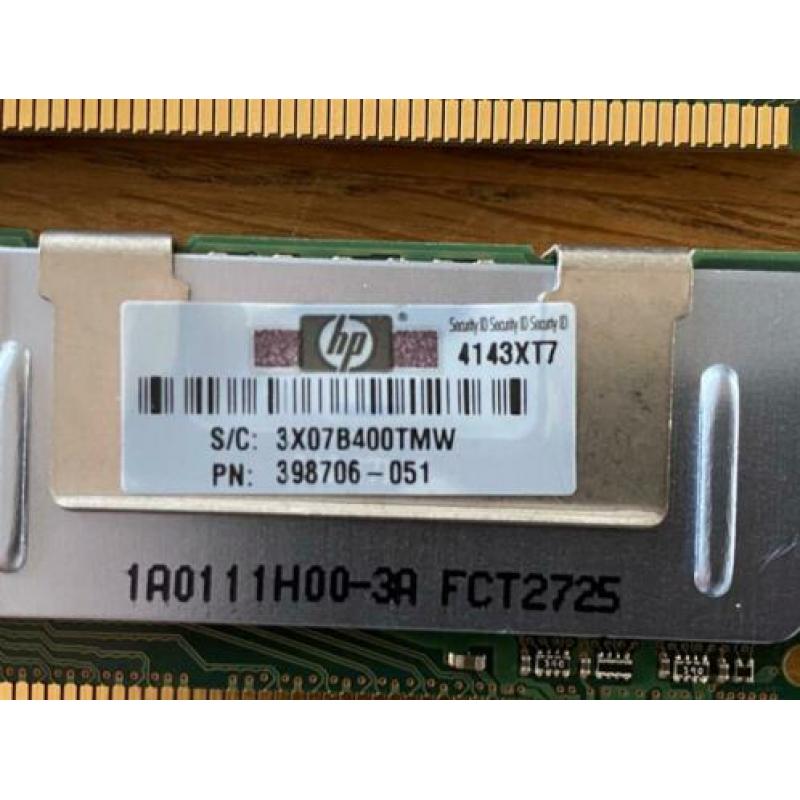 2x 1GB DDR2-667MHz PC2-5300 Fully Buffered CL5 server RAM
