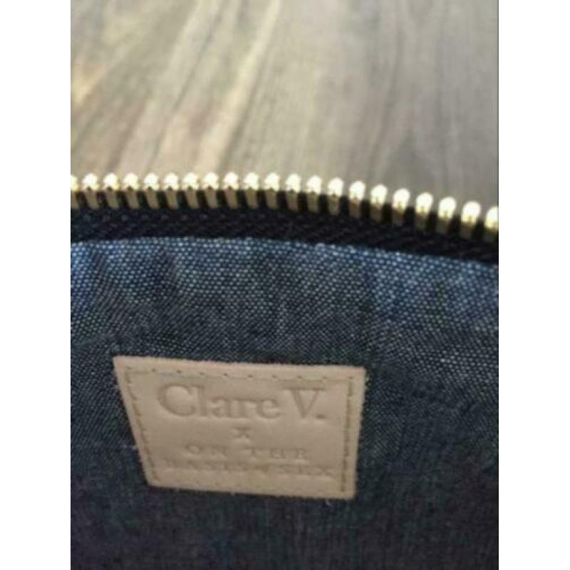 Nieuw Zwart avondtasje / clutch designer Clare V.