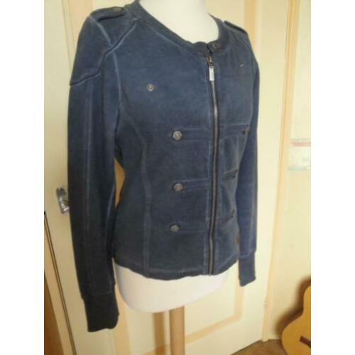 GARCIA Jeansblauw vestje in maat M