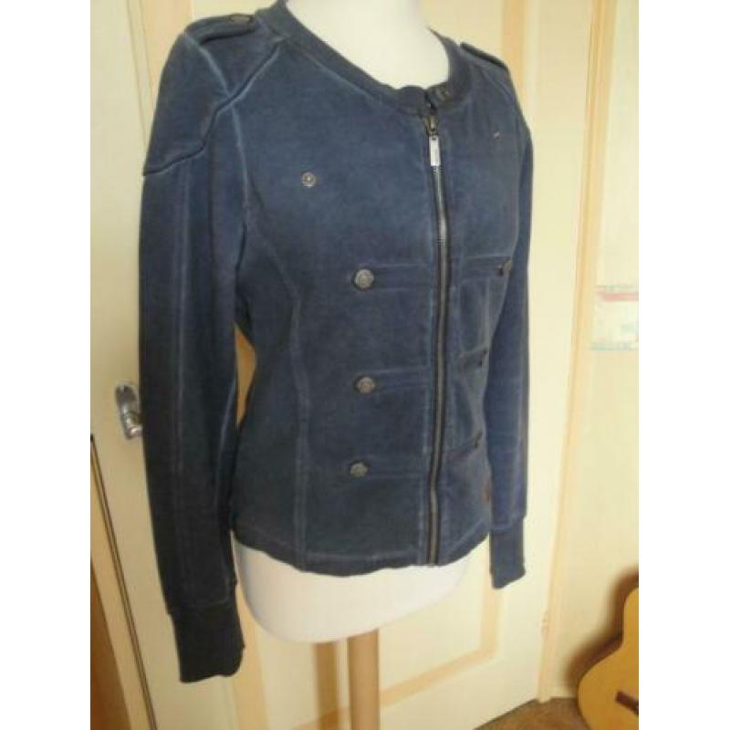 GARCIA Jeansblauw vestje in maat M