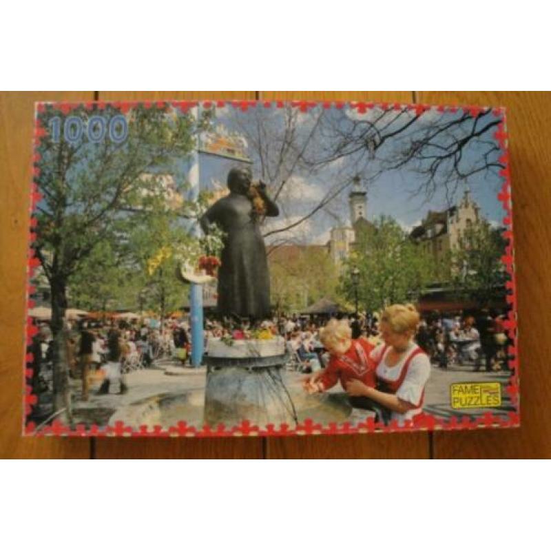 FAME PUZZLES 1.000 stukjes voor 1.95euro.