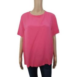 nieuw met kaartjes fuchsia roze top shirt Humanoid mt 44