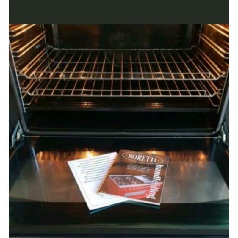 Nette staat boretti antraciet gasfornuis 6_pits 90CM oven